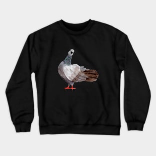 Curious Pigeon in Watercolor Crewneck Sweatshirt